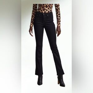 New York & Co Soho Collection Bootcut Black Jeans Size 12 NWOT